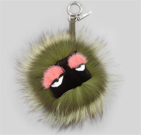 fendi fur bag charm replica|fendi fur monster bag.